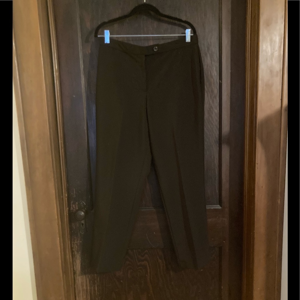 Kim Rogers Dress Casual slacks, brown, size 12P